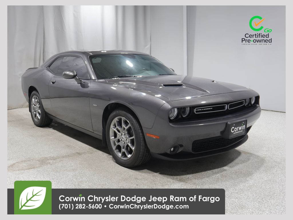 Gray (Granite Crystal Metallic Clearcoat) 2017 Dodge Challenger Coupe All-Wheel Drive 8-Speed Automatic