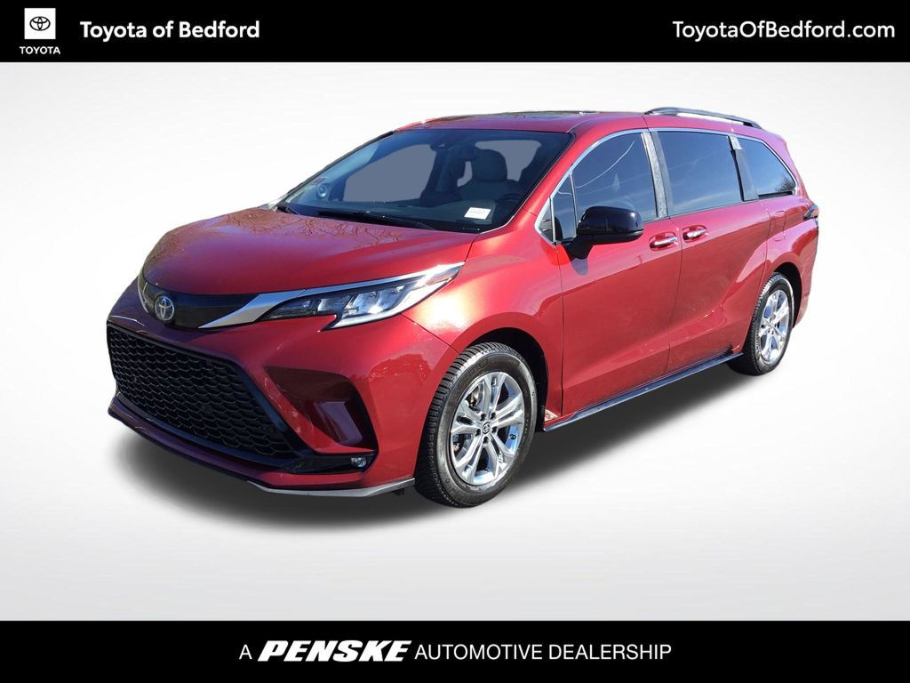 Red (Ruby Flare Pearl) 2022 Toyota Sienna XSE 7-Passenger AWD Minivan All-Wheel Drive Continuously Variable Transmission