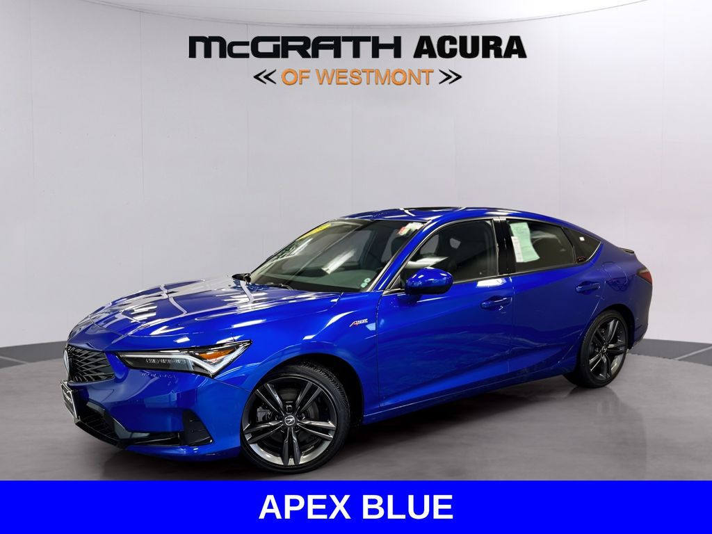 Apex Blue Pearl 2025 Acura Integra FWD with A-SPEC Package Sedan Front-Wheel Drive Continuously Variable Transmission