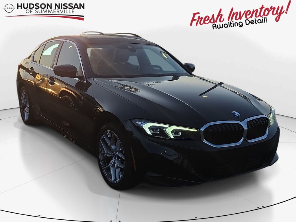 Black Sapphire Metallic 2025 BMW 3 Series Sedan Rear-Wheel Drive 8-Speed Automatic
