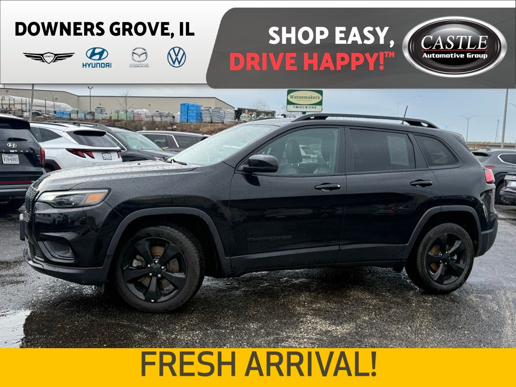 Diamond Black Crystal Pearlcoat 2019 Jeep Cherokee Altitude FWD SUV / Crossover Front-Wheel Drive 9-Speed Automatic