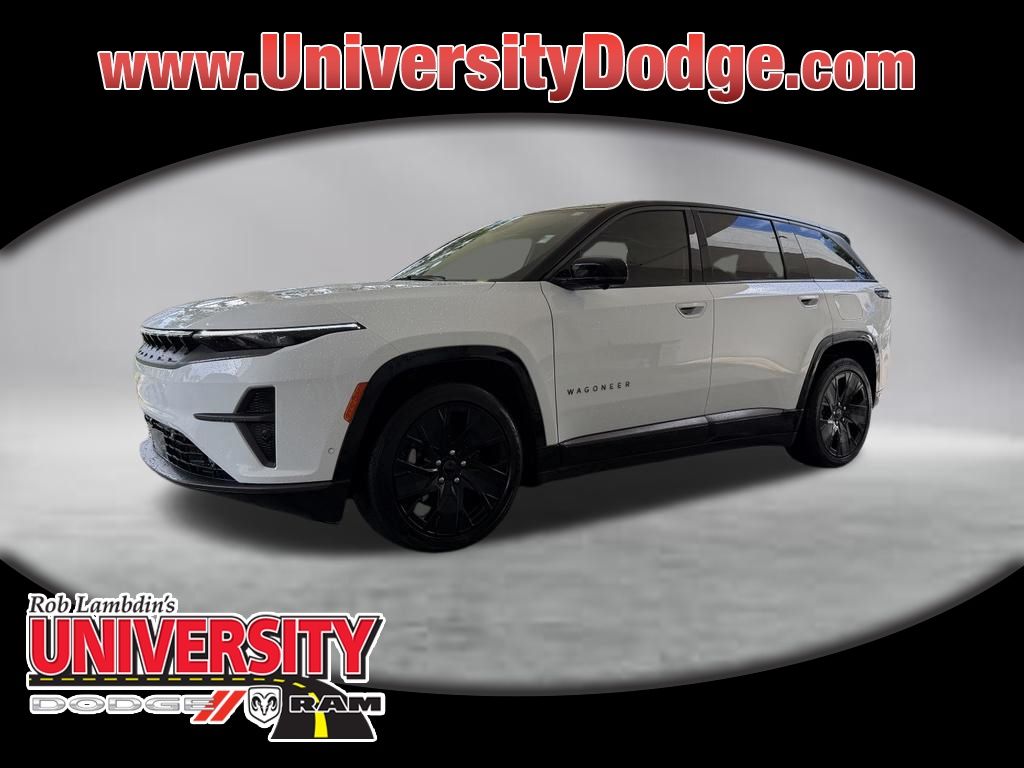 Bright White Clearcoat 2025 Jeep Wagoneer S SUV / Crossover Four-Wheel Drive 1-Speed Automatic