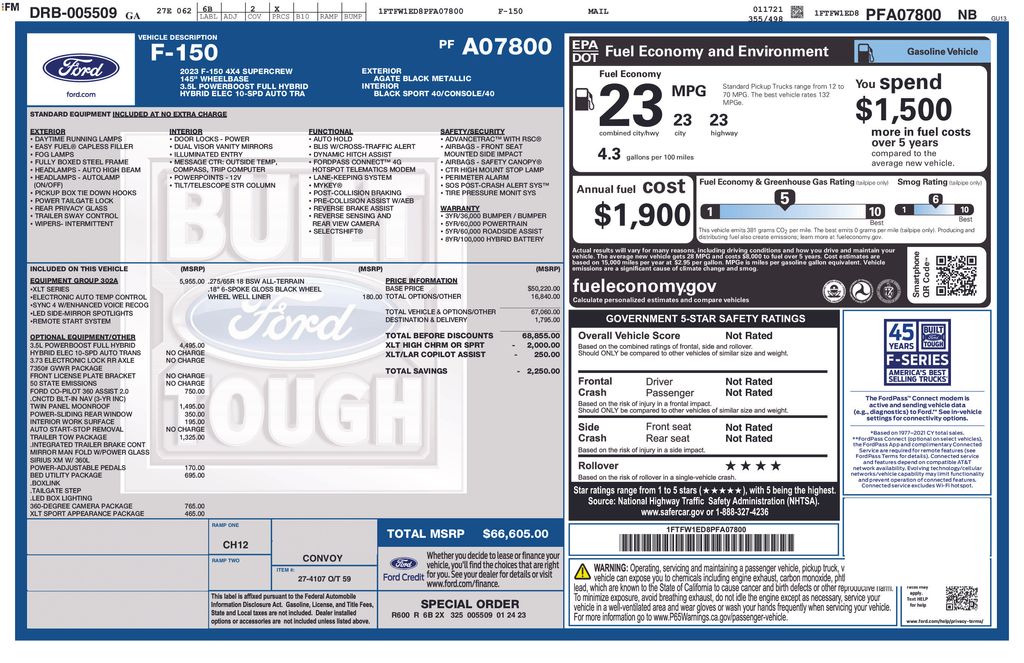 Used 2023 Black Ford XLT image 7