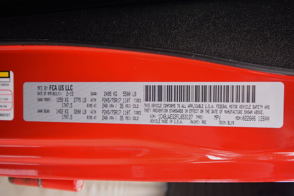 used 2015 Jeep Wrangler car, priced at $13,700