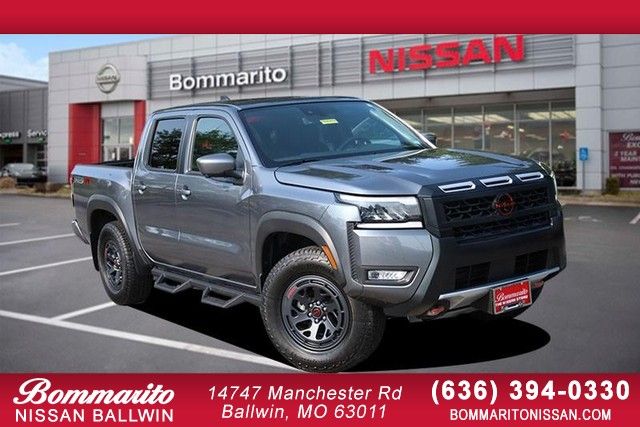 Gray (Gun Metallic) 2026 Nissan Frontier Pickup Truck Four-Wheel Drive 9-Speed Automatic Overdrive