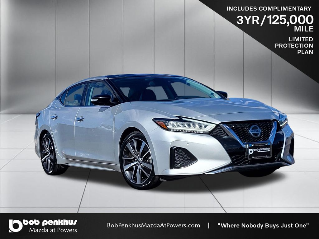 Brilliant Silver Metallic 2020 Nissan Maxima SL FWD Sedan Front-Wheel Drive Continuously Variable Transmission