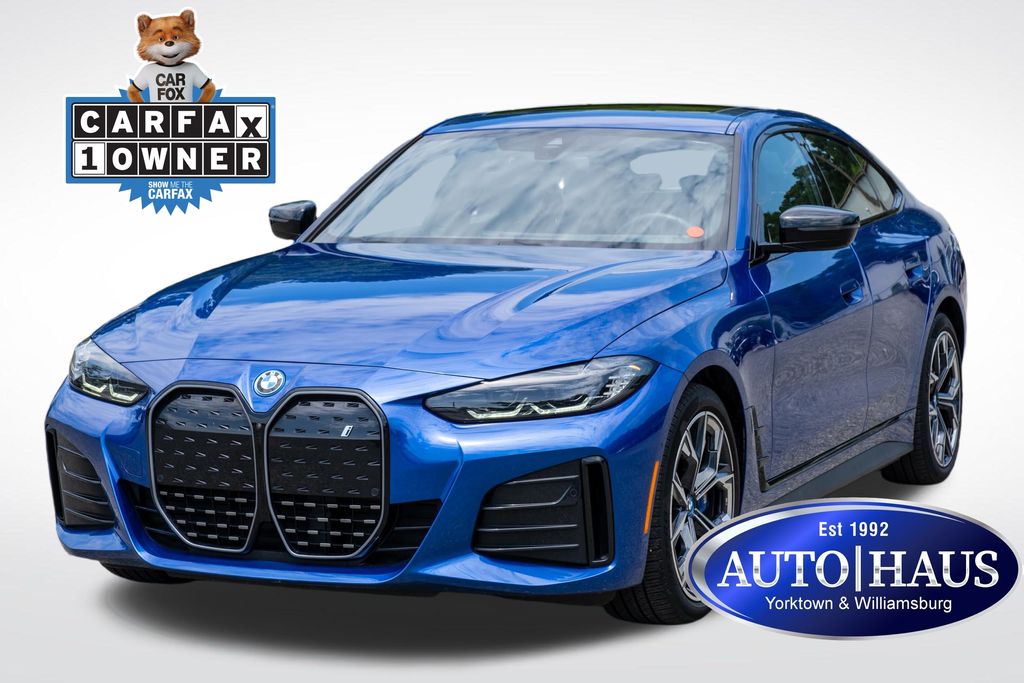 Portimao Blue Metallic 2023 BMW i4 Sedan Rear-Wheel Drive Automatic