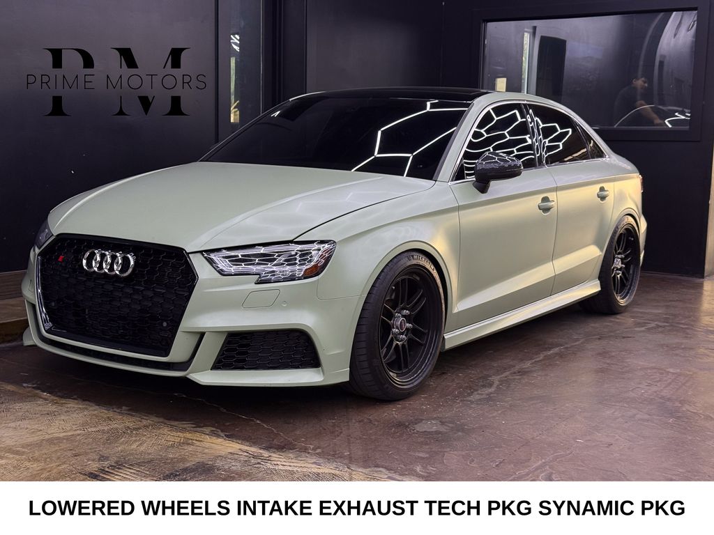 Black Metallic 2017 Audi S3 Sedan All-Wheel Drive 6-Speed Dual Clutch