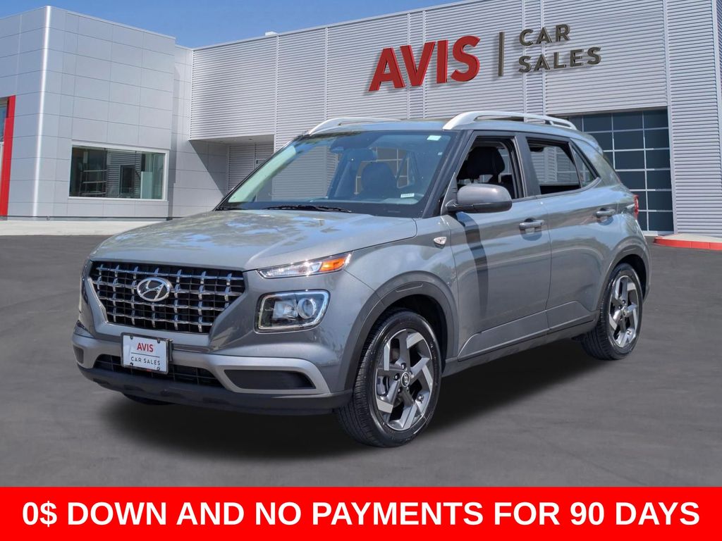 Gray 2025 Hyundai Venue SEL FWD SUV / Crossover Front-Wheel Drive Continuously Variable Transmission