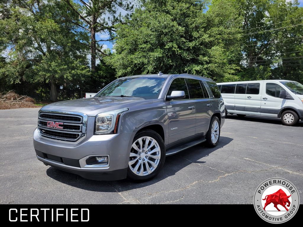 Gray (Steel Metallic) 2019 GMC Yukon SUV / Crossover 4X2 6-Speed Automatic Overdrive