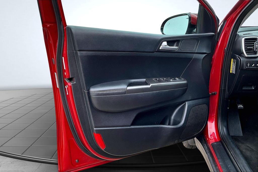 2022 Kia Sportage LX Red at DeMontrond Automotive Group