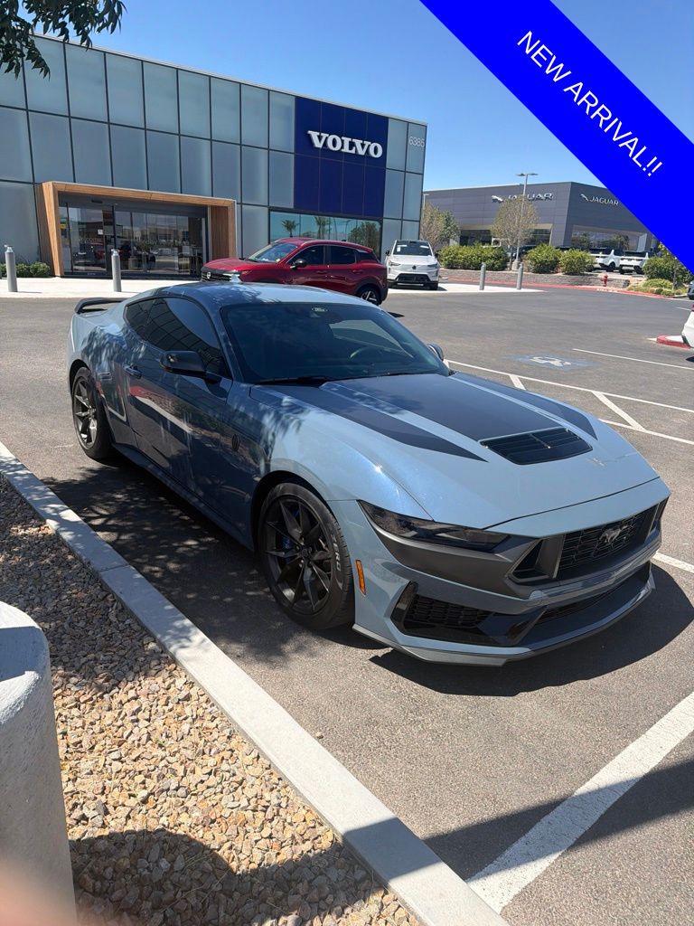 Vapor Blue Metallic 2024 Ford Mustang Coupe Rear-Wheel Drive Automatic