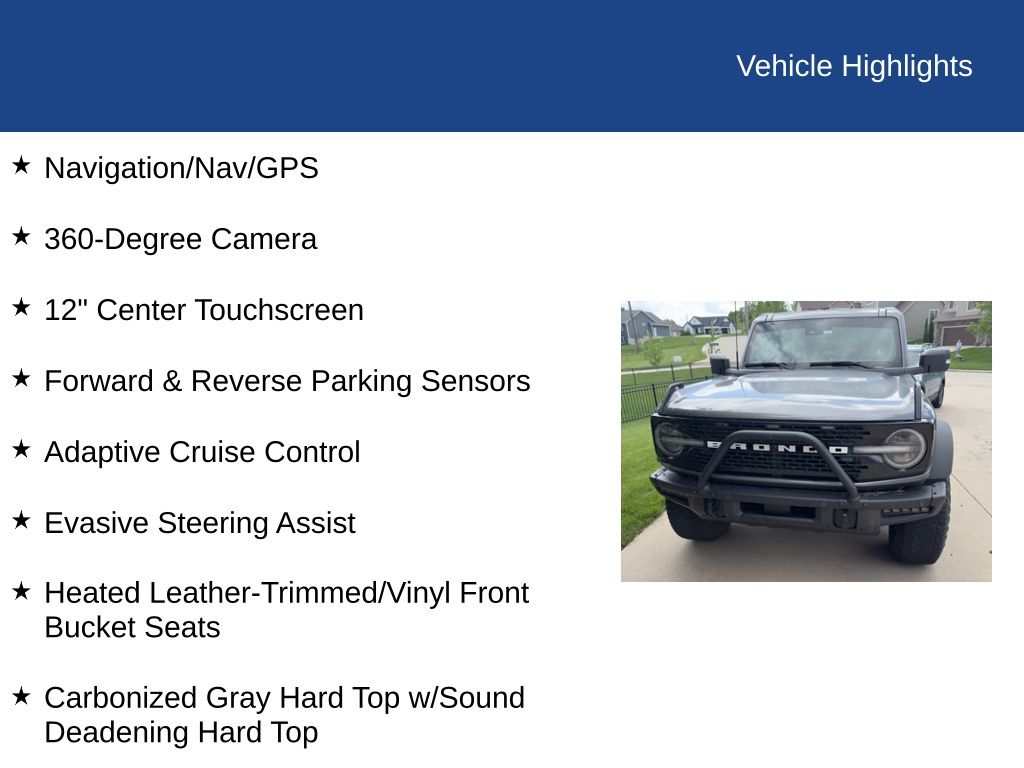 2022 Ford Bronco Wildtrak