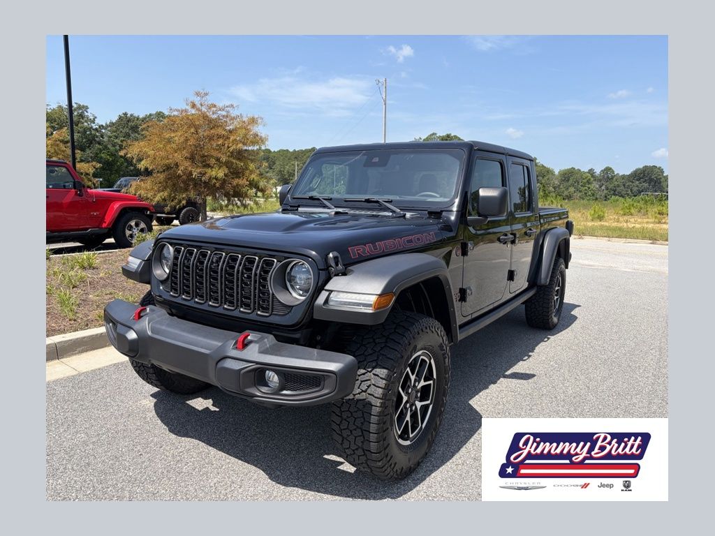 Black Clearcoat 2024 Jeep Gladiator Pickup Truck Four-Wheel Drive 8-Speed Automatic