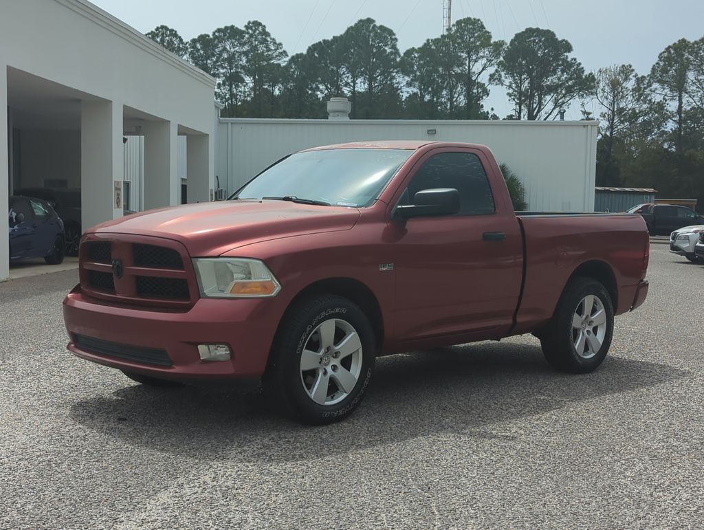 Deep Cherry Red Crystal Pearlcoat 2012 RAM 1500 Express Pickup Truck 4X2 6-Speed Automatic