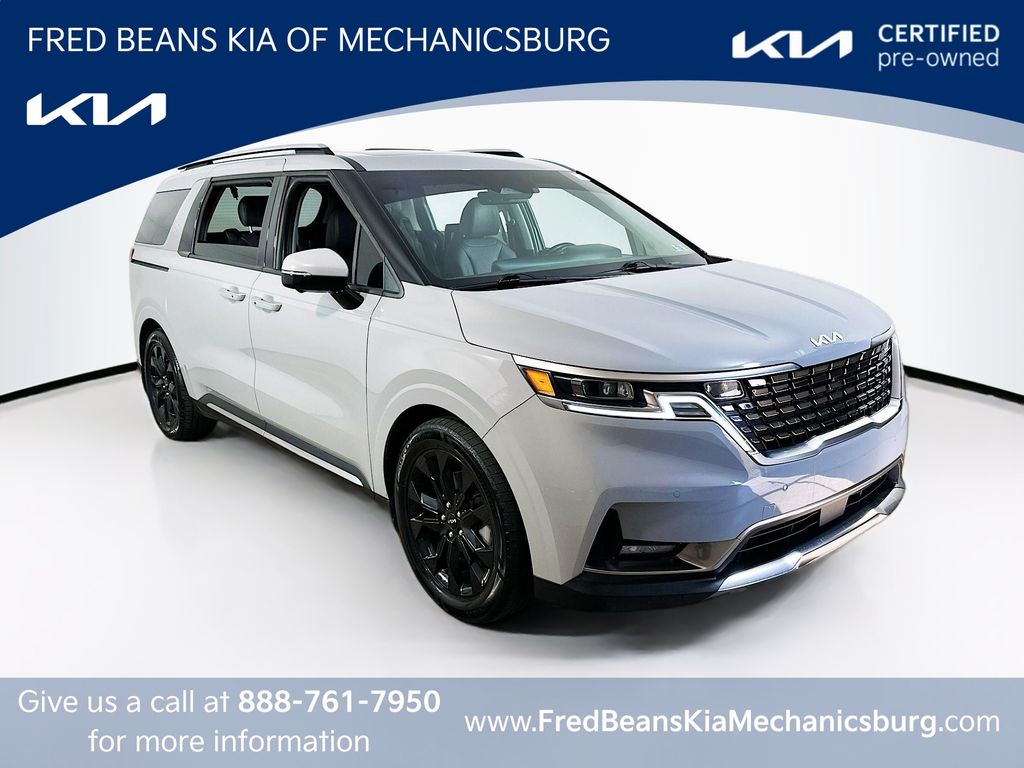 Ceramic Silver 2024 Kia Carnival SX Prestige FWD Minivan Front-Wheel Drive 8-Speed Automatic