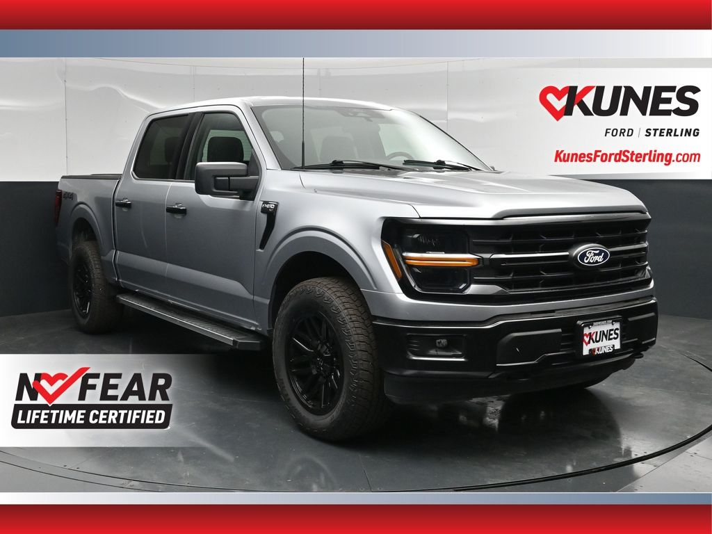Silver 2025 Ford F-150 Pickup Truck Four-Wheel Drive Automatic