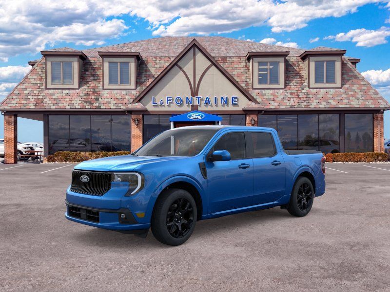 Blue 2025 Ford Maverick Pickup Truck All-Wheel Drive 7-Speed Automatic