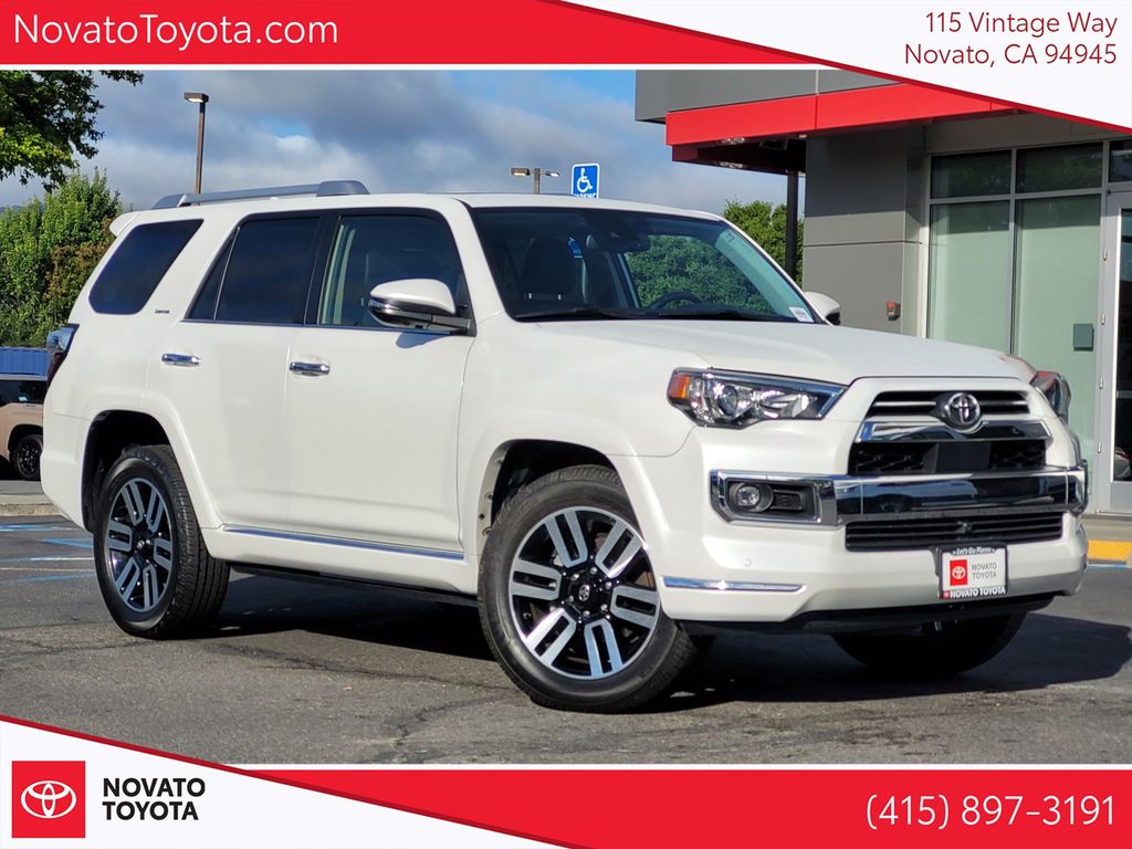 White (Wind Chill Pearl) 2024 Toyota 4Runner Limited 4WD SUV / Crossover All-Wheel Drive 5-Speed Automatic