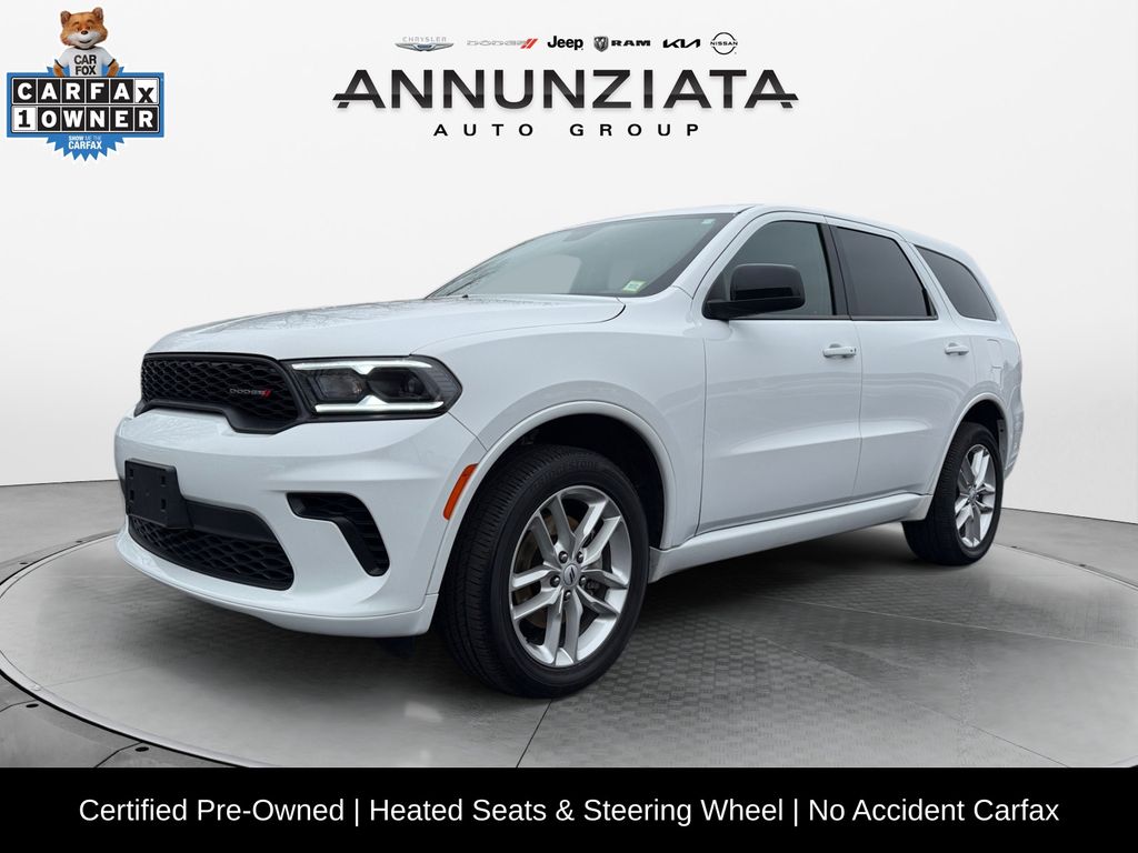 White Knuckle Clearcoat 2025 Dodge Durango SUV / Crossover All-Wheel Drive 8-Speed Automatic