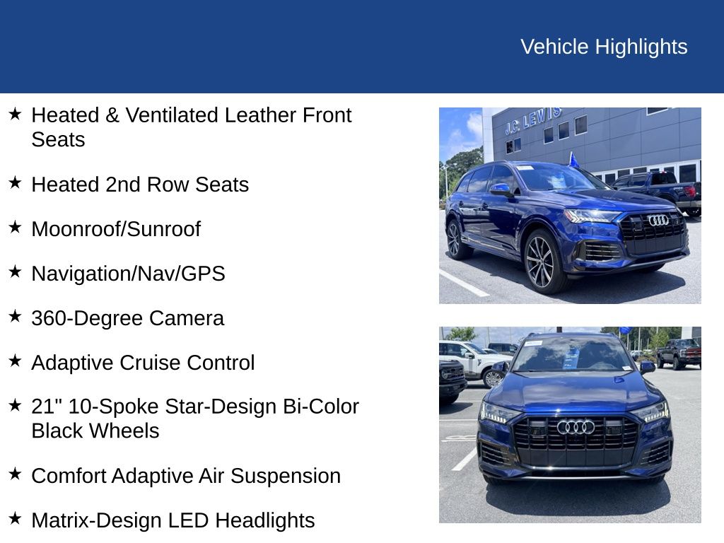 2021 Audi Q7 Prestige 55 TFSI quattro Tiptronic