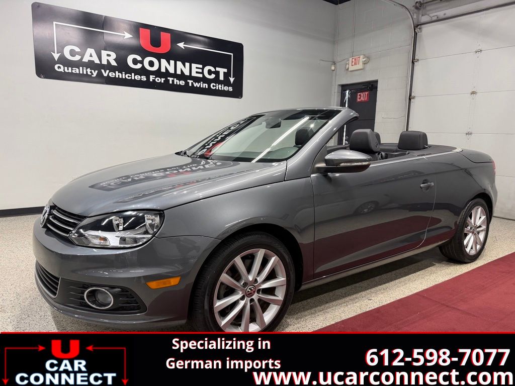 Indium Gray 2013 Volkswagen Eos Convertible Front-Wheel Drive 6-Speed Dual Clutch