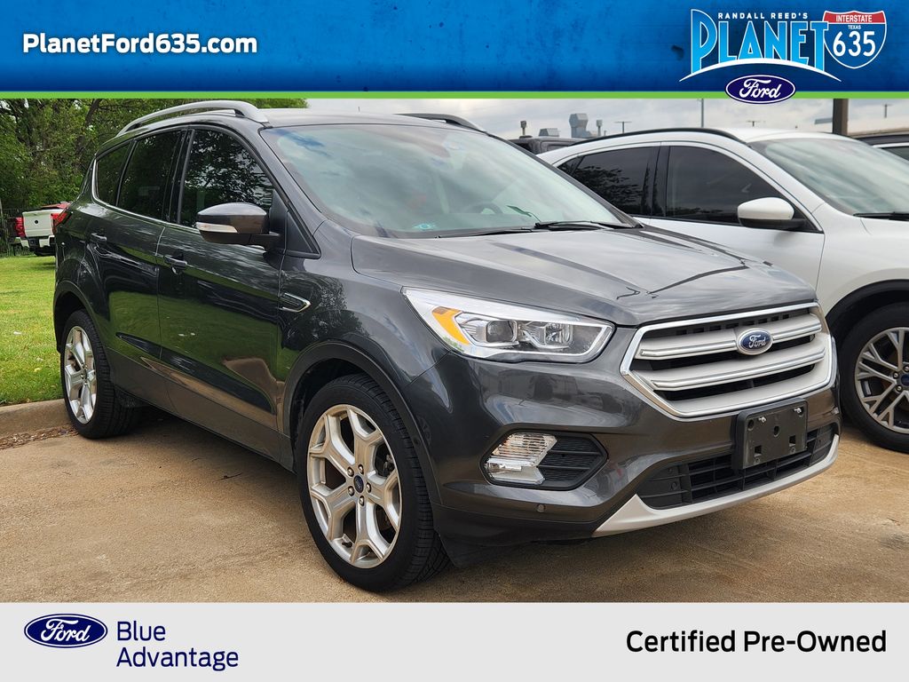 Gray (Magnetic) 2019 Ford Escape Titanium FWD SUV / Crossover Front-Wheel Drive 6-Speed Automatic
