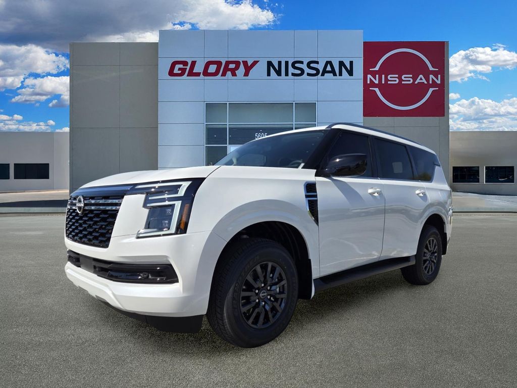Aspen White 2026 Nissan Armada SUV / Crossover 4X2 9-Speed Automatic