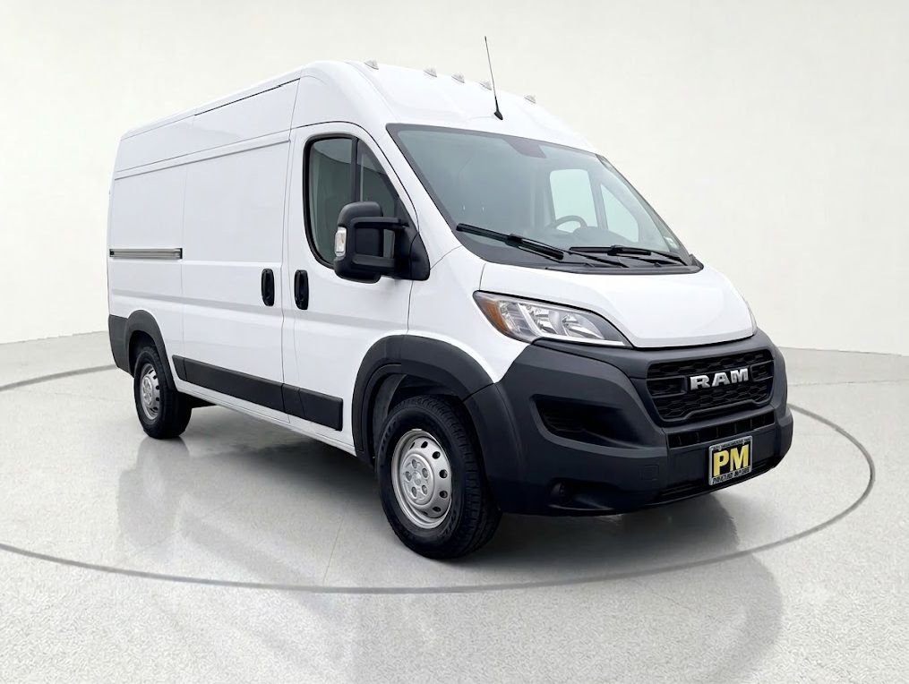 Bright White Clearcoat 2023 RAM ProMaster Van Front-Wheel Drive 9-Speed Automatic