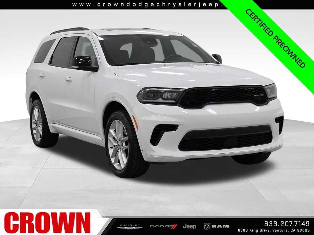 White Knuckle Clearcoat 2024 Dodge Durango SUV / Crossover All-Wheel Drive 8-Speed Automatic