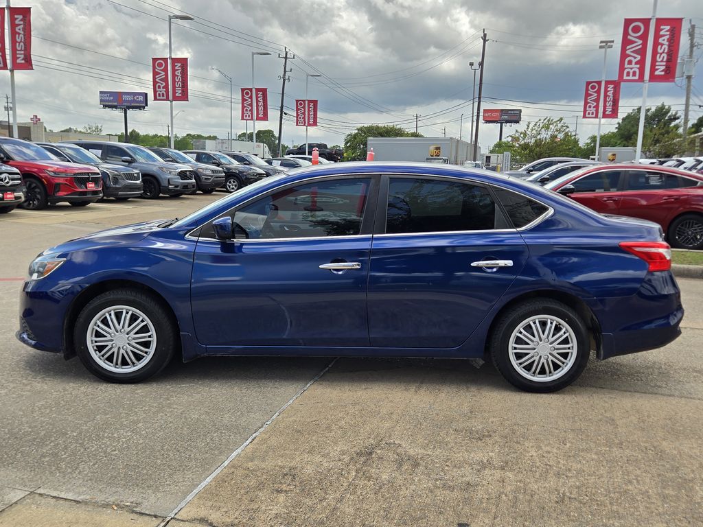 2017 Nissan Sentra S Blue at Durrett Motor Company