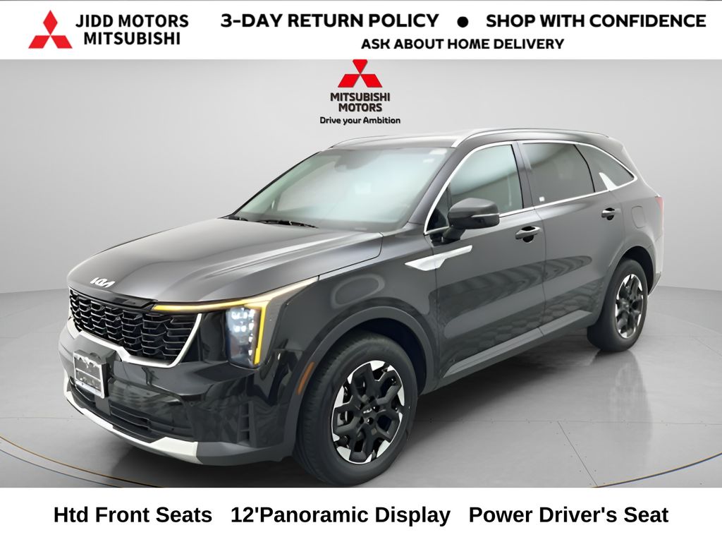 Ebony Black 2024 Kia Sorento S AWD SUV / Crossover All-Wheel Drive 8-Speed Automatic