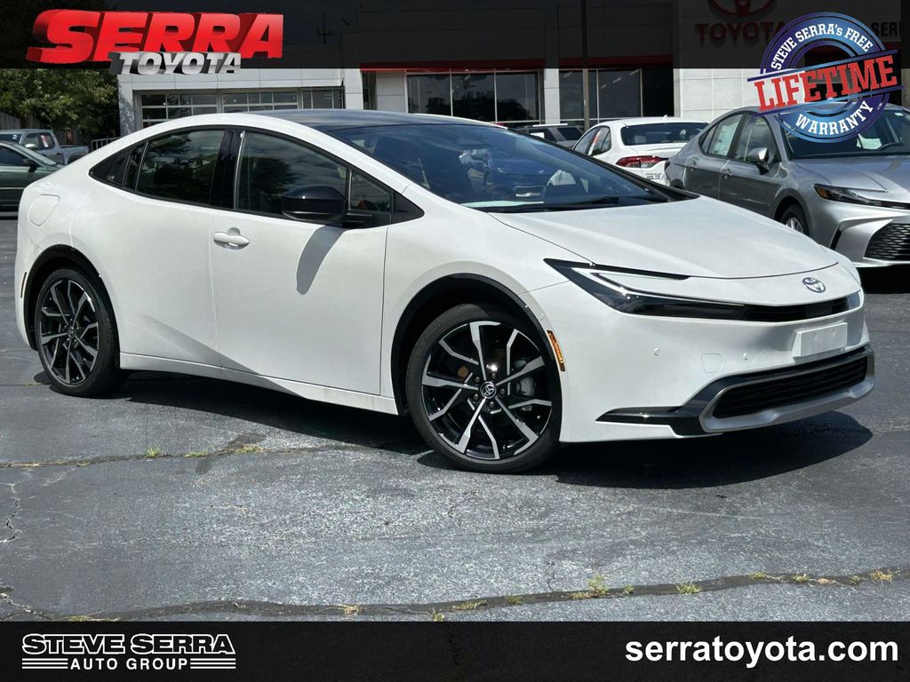 Pearl 2026 Toyota Prius Plug-In Hybrid Hatchback Front-Wheel Drive Continuously Variable Transmission