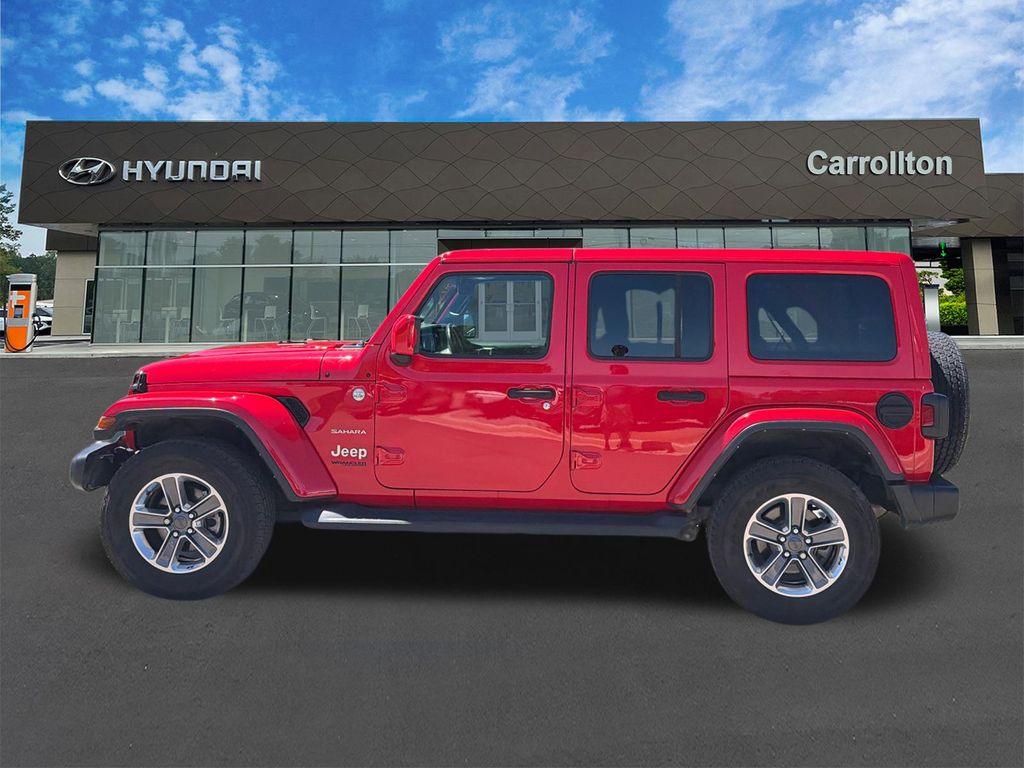 Used 2022 Red Jeep Unlimited Sahara image 8