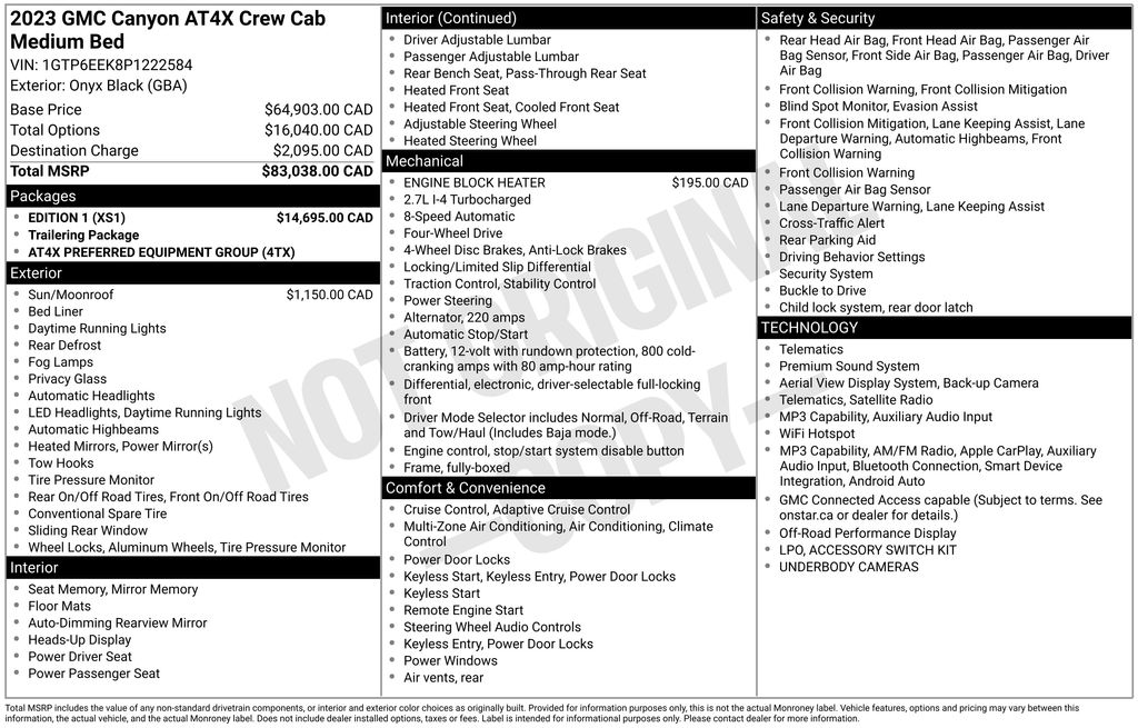 Used 2023 GMC Canyon Truck