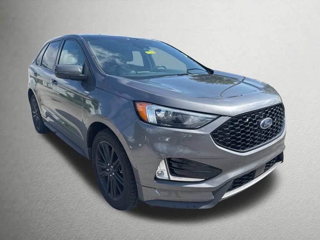Gray Metallic 2021 Ford Edge ST Line FWD SUV / Crossover Front-Wheel Drive 8-Speed Automatic