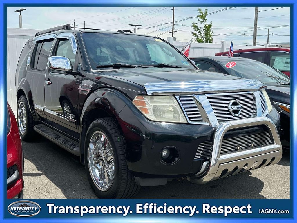 Super Black Metallic 2008 Nissan Pathfinder SUV / Crossover Four-Wheel Drive 5-Speed Automatic Overdrive
