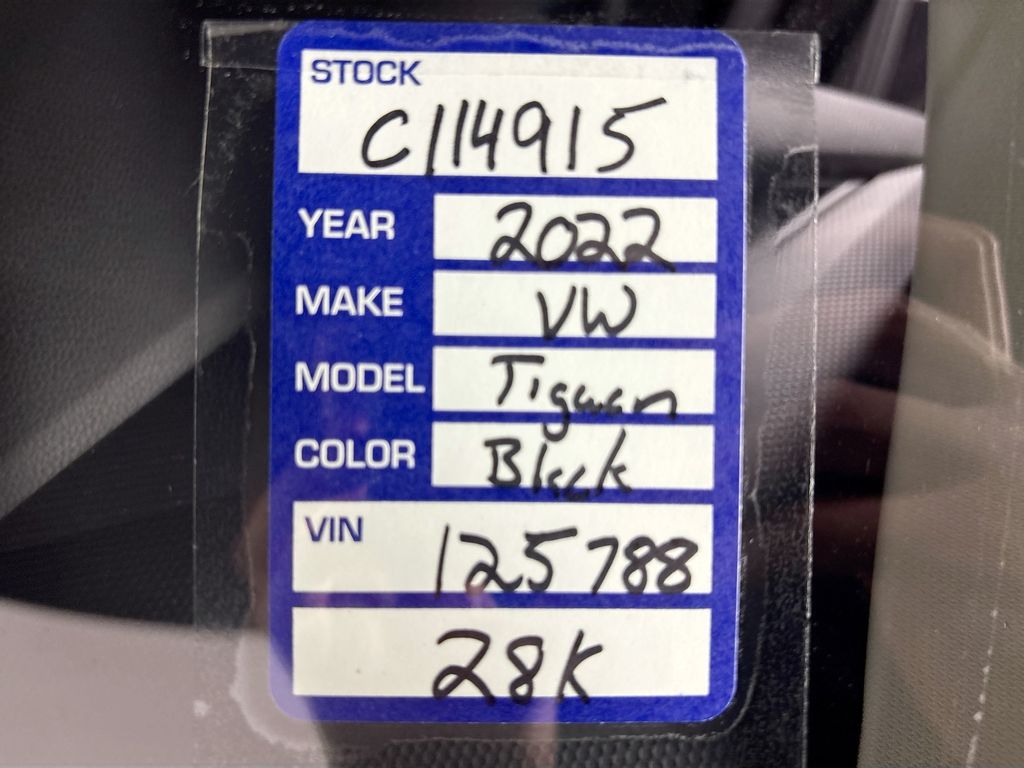 2022 Volkswagen Tiguan 2.0T SE