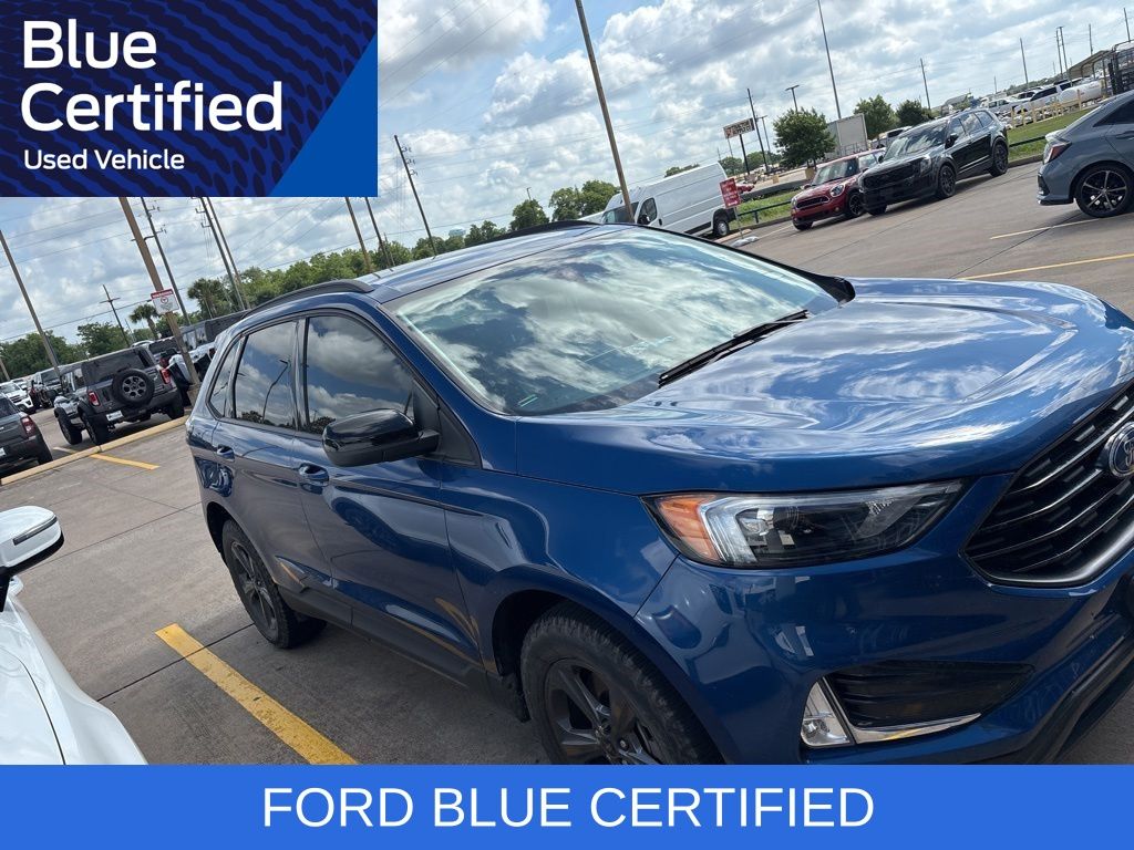 2024 Ford Edge SEL Blue at Shottenkirk Kia Fort Bend