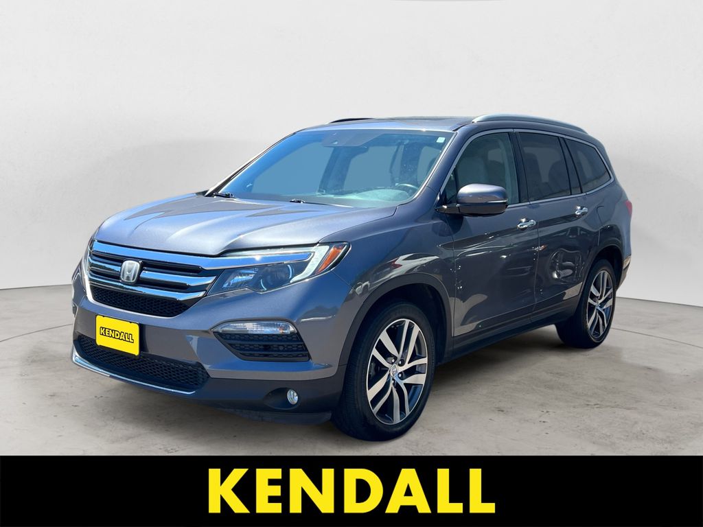 Gray 2016 Honda Pilot Touring AWD SUV / Crossover All-Wheel Drive 9-Speed Automatic