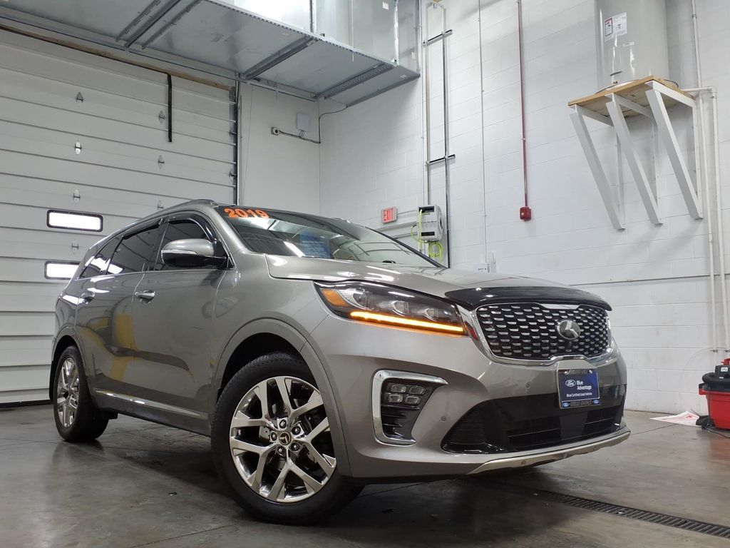 Titanium Silver 2019 Kia Sorento SX Limited V6 FWD SUV / Crossover Front-Wheel Drive 8-Speed Automatic
