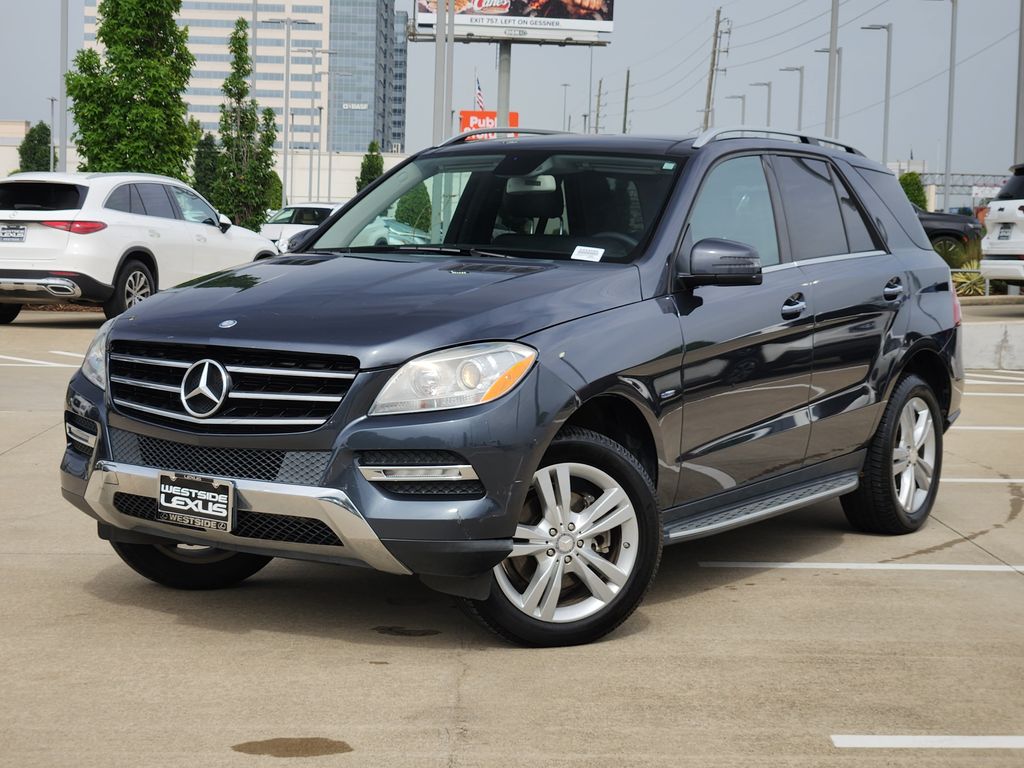 Gray 2012 Mercedes-Benz M-Class SUV / Crossover All-Wheel Drive 7-Speed Automatic