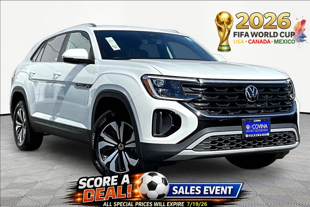 White 2026 Volkswagen Atlas Cross Sport SE FWD SUV / Crossover Front-Wheel Drive 8-Speed Automatic