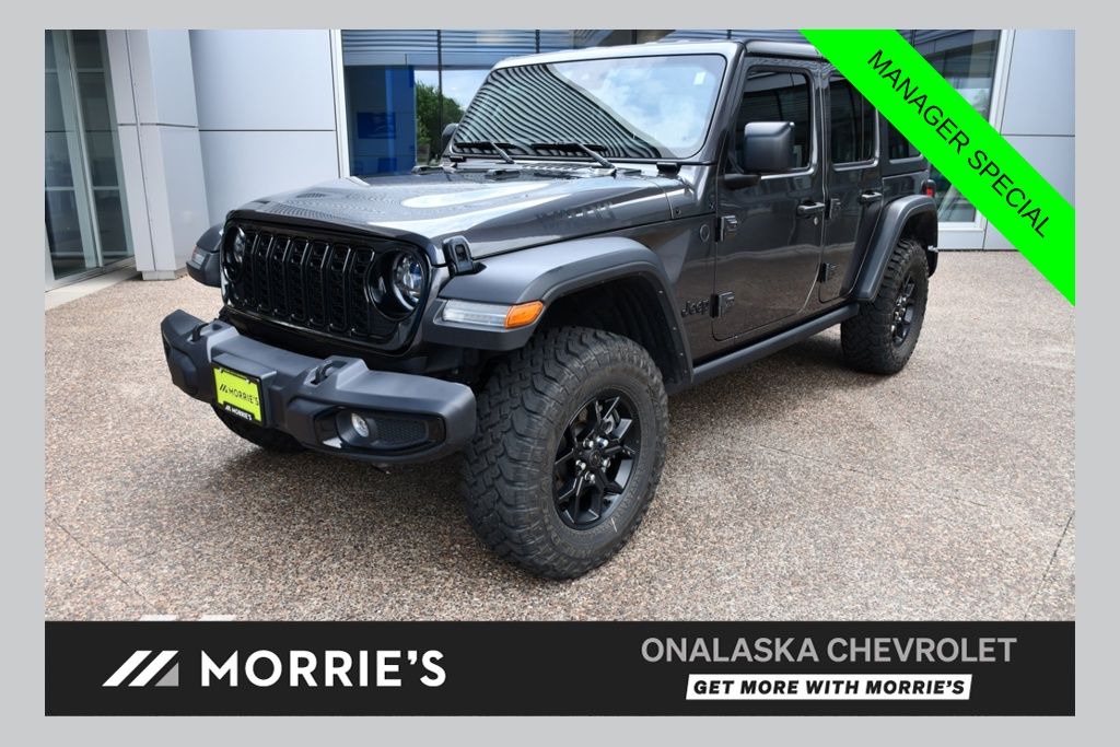 Crystal Metallic 2025 Jeep Wrangler SUV / Crossover Four-Wheel Drive 8-Speed Automatic