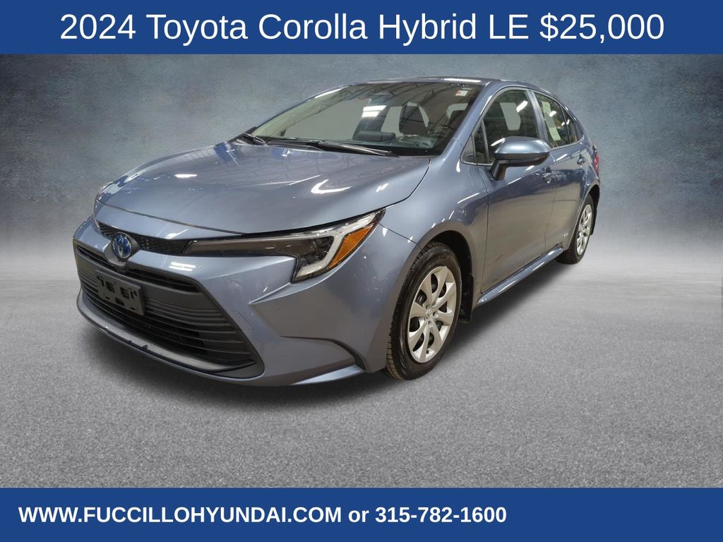 Celestite 2024 Toyota Corolla Hybrid LE AWD Sedan All-Wheel Drive Continuously Variable Transmission