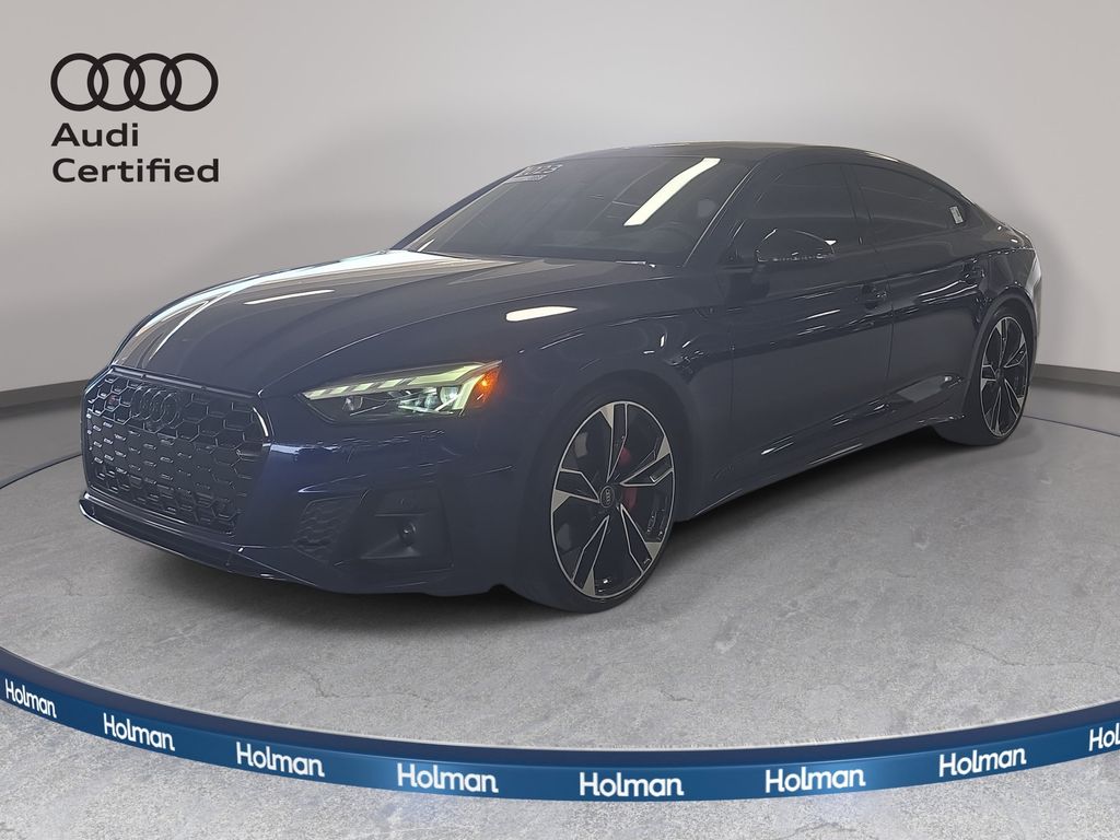 Navarra Blue Metallic 2023 Audi S5 Sportback Sedan All-Wheel Drive 8-Speed Automatic