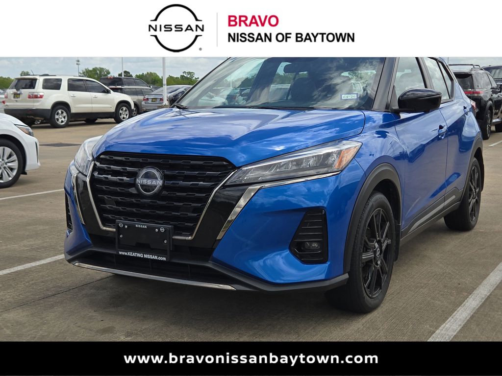Electric Blue Metallic 2024 Nissan Kicks SR FWD SUV / Crossover Front-Wheel Drive Continuously Variable Transmission