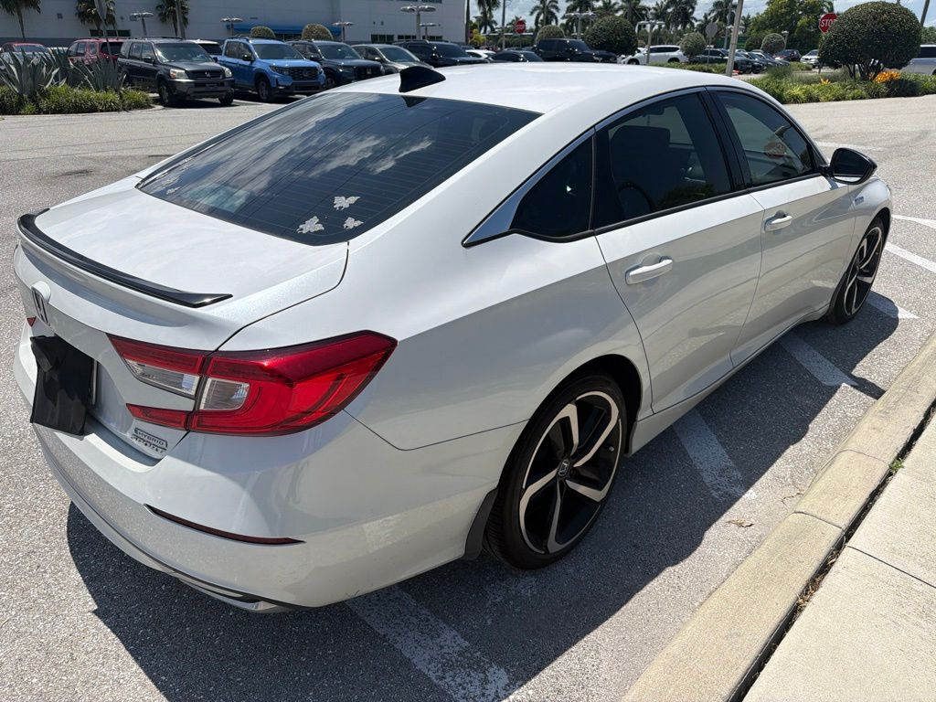 Used 2022 Platinum White Pearl Honda Sport image 5