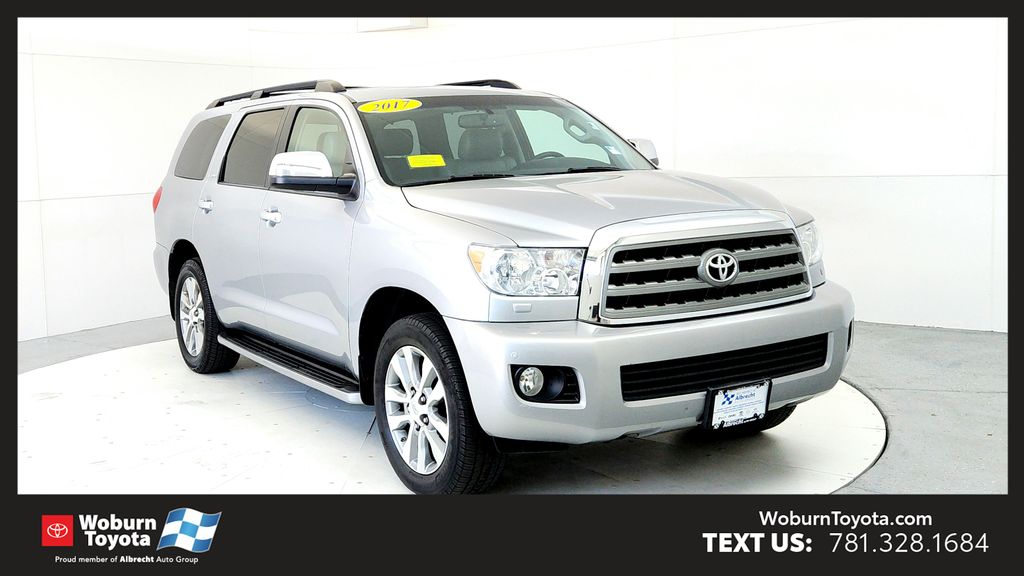 Silver Sky Metallic 2017 Toyota Sequoia SUV / Crossover Four-Wheel Drive 6-Speed Automatic