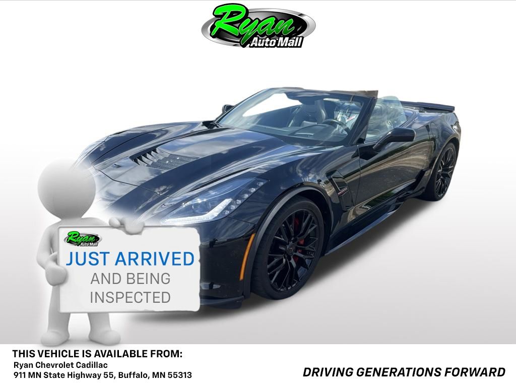 Black 2019 Chevrolet Corvette Grand Sport 3LT Convertible RWD Convertible Rear-Wheel Drive 8-Speed Automatic